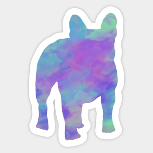 Rainbow Pastel French Bulldog Sticker